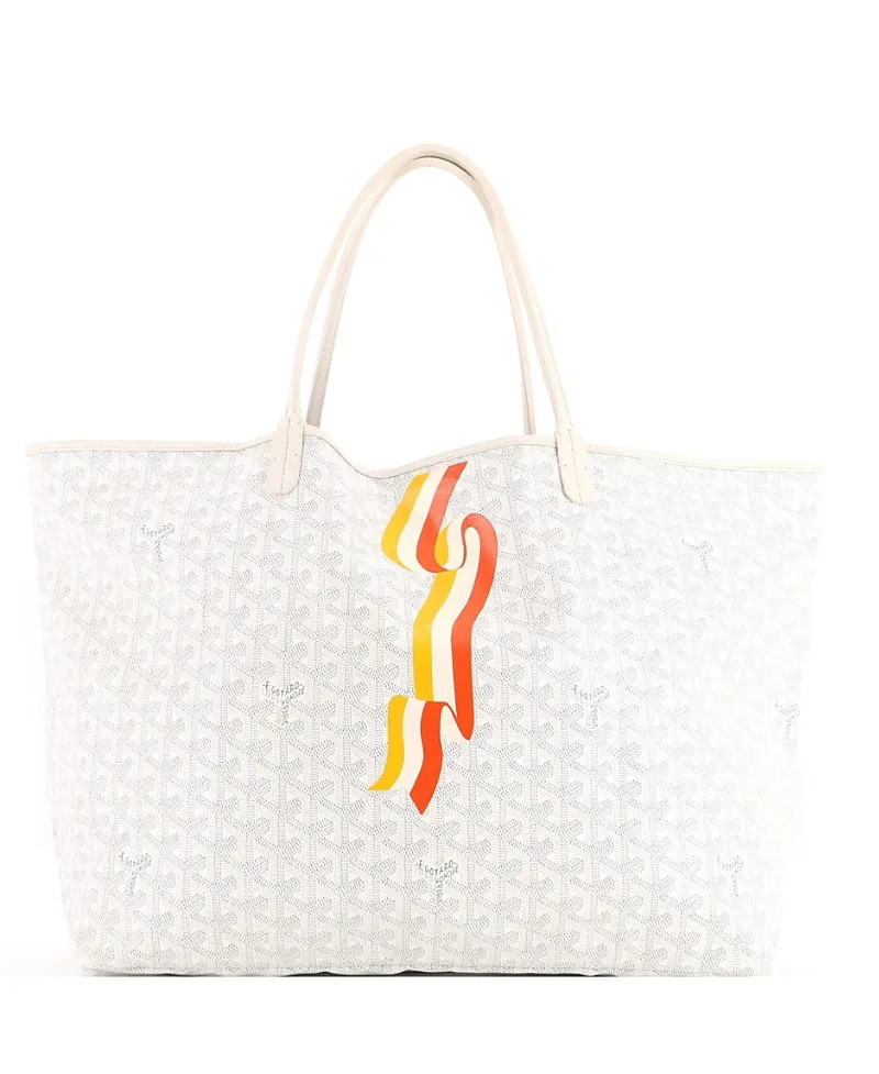 Pre-Owned Goyard Gm Saint Louis Tote Printed Coated Canvas by Pre-owned Goyard