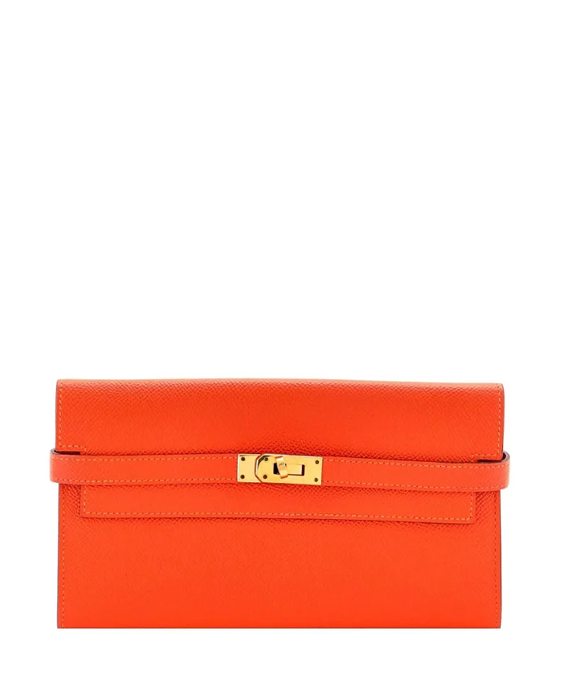 Pre-Owned Long Kelly Wallet Epsom