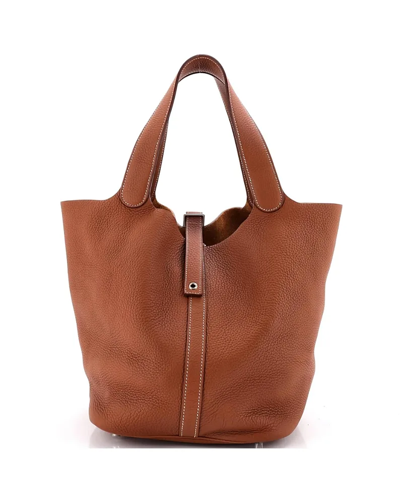 Pre-Owned Hermes Gm Picotin Lock Bag Clemence by Hermes