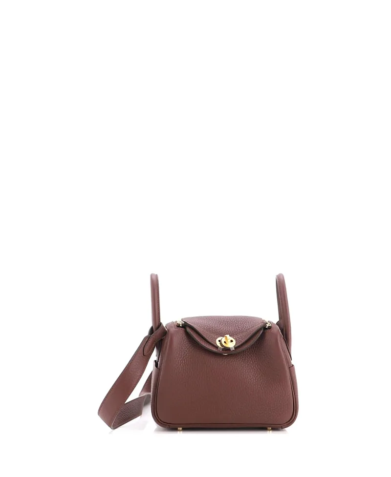 Pre-Owned Mini Lindy Bag Clemence by Hermes