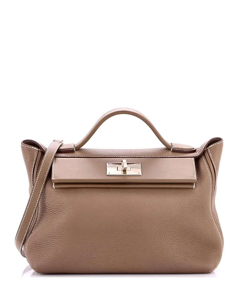 Pre-Owned Hermes 29 24/24 Bag Togo with Swift by Hermes