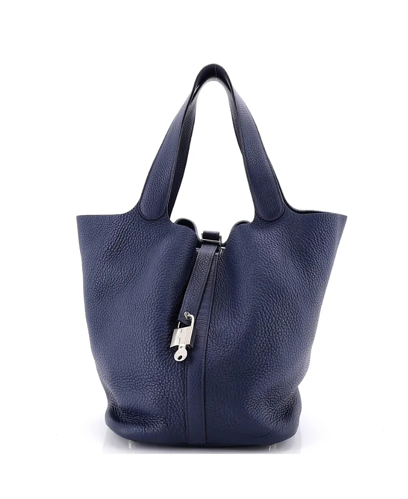 Pre-Owned Hermes Gm Picotin Lock Bag Clemence by Hermes