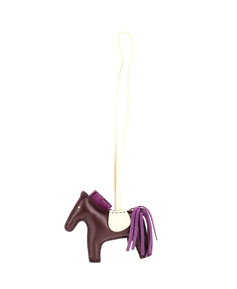 Pre-Owned Pm GriGri Rodeo Bag Charm Leather by Hermes