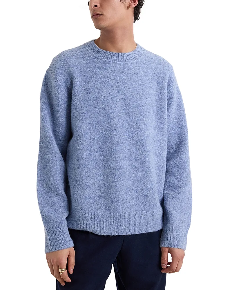Wilde Fluffy Wool Blend Crewneck Sweater by Wax London