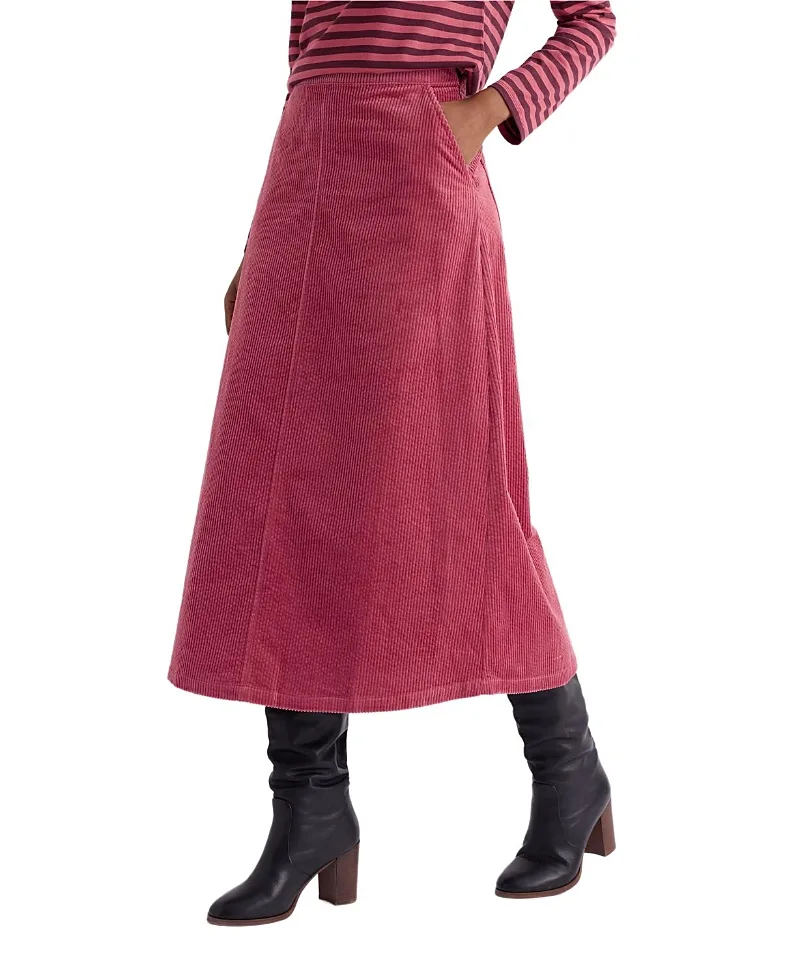 Window Wren Cord Midi Skirt by Seasalt Cornwall