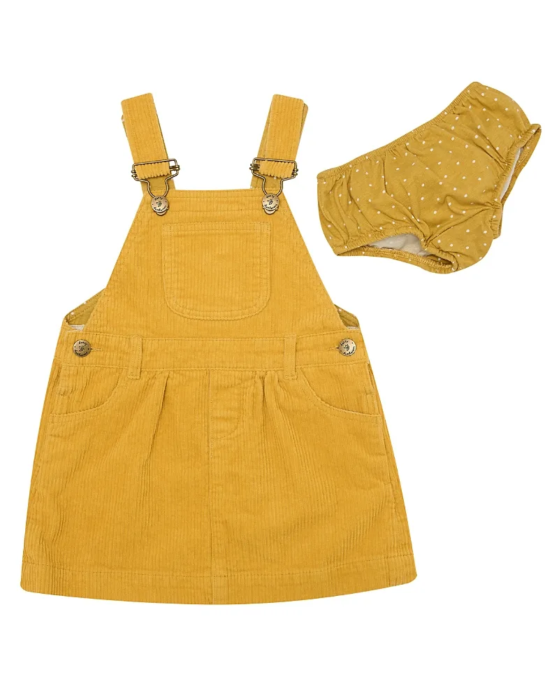 Cord Overall Dress by Dotty Dungarees