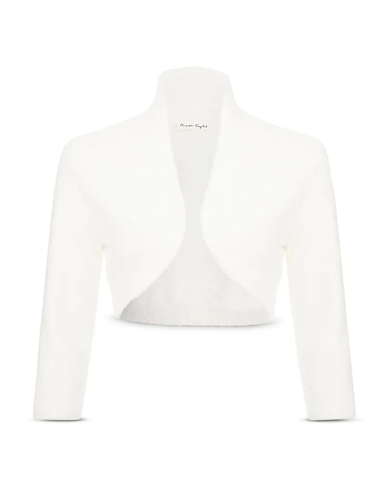 Fay Fluffy Faux Fur Bolero Jacket