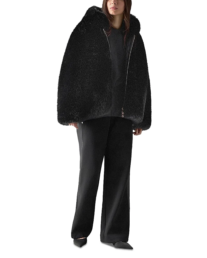 Ember Faux Fur Hooded Jacket by Moose Knuckles
