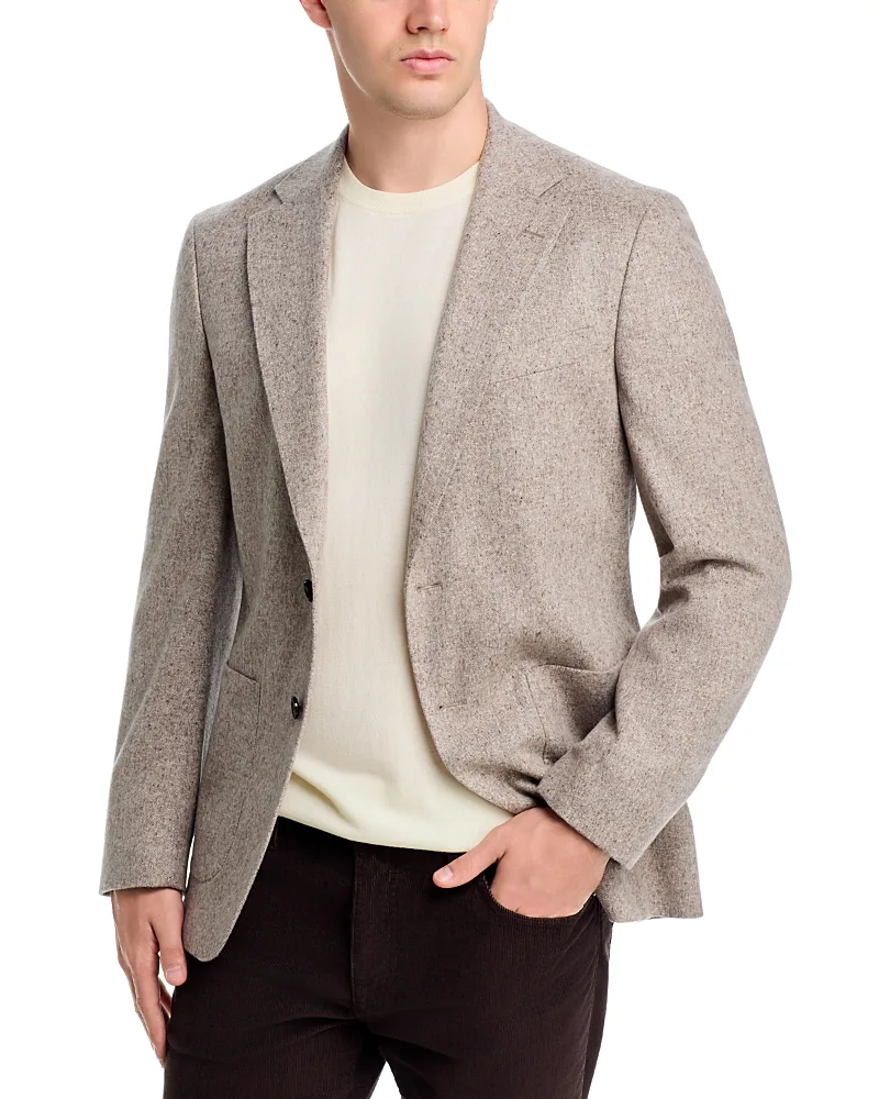Hutson Wool & Silk Slim Fit Sport Coat by Boss