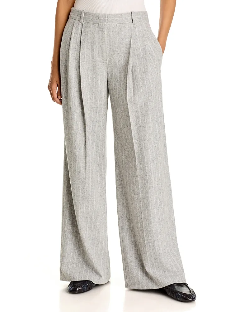 Tiana Wide Leg Pleated Pants by Hugo Boss