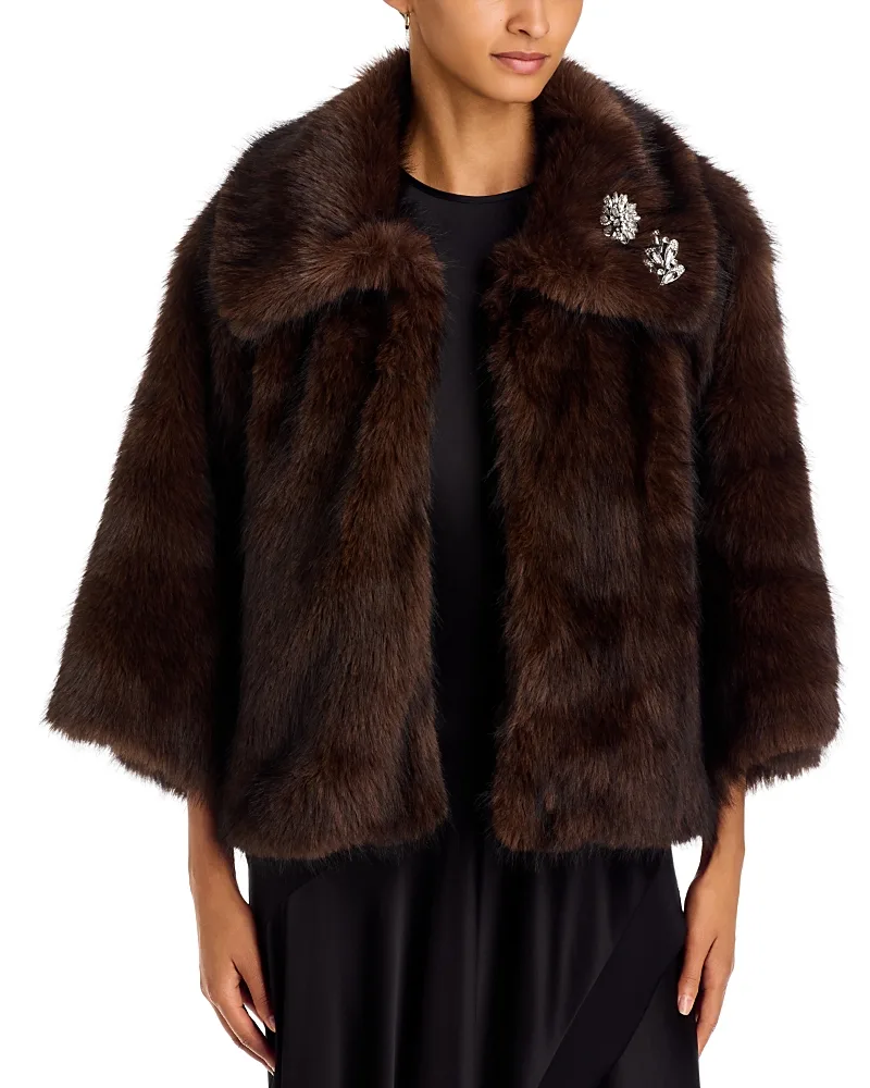 Blair Novelty Faux Fur Jacket by Echo