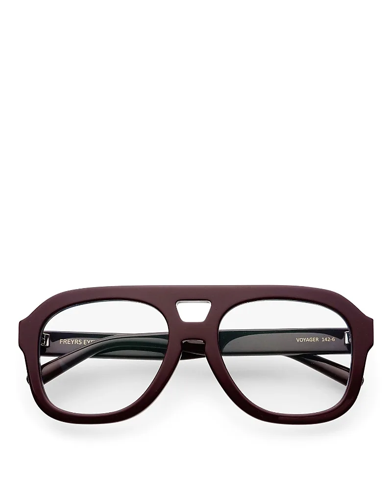Oversized Aviator Voyager Blue Light Reading Glasses, 54mm by Freyrs Eyewear