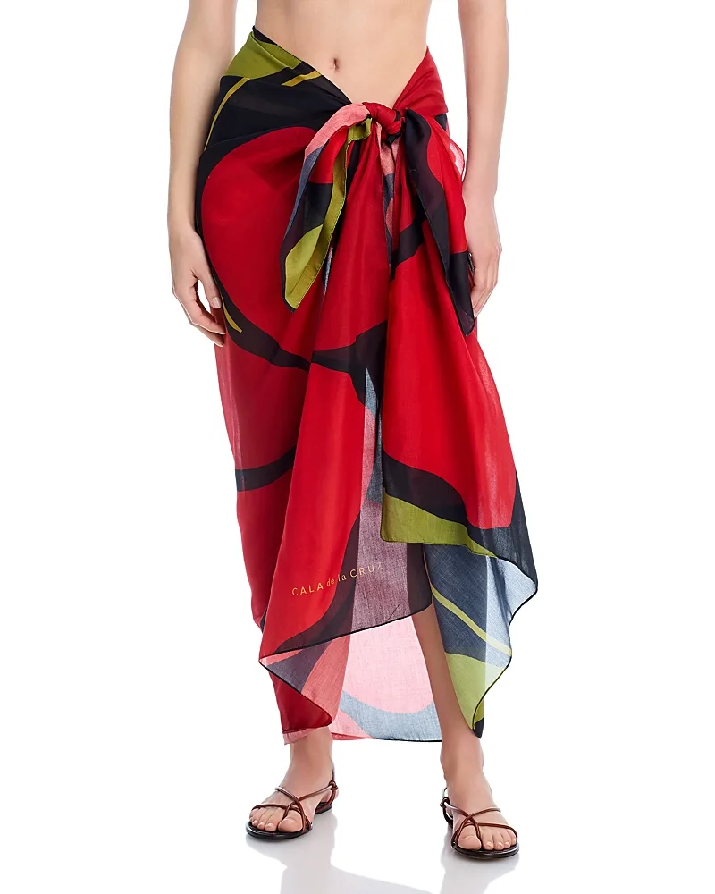 Luana Sarong Swim Cover-Up by Cala De La Cruz