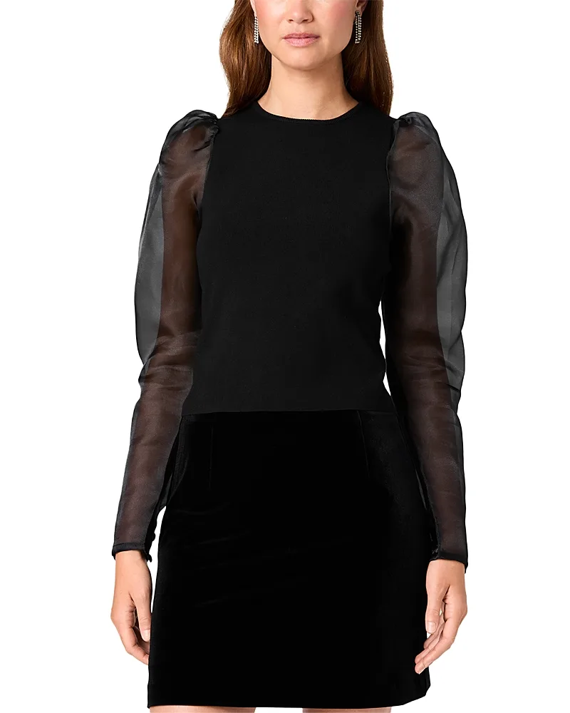 Maxime Mixed Media Top by French Connection
