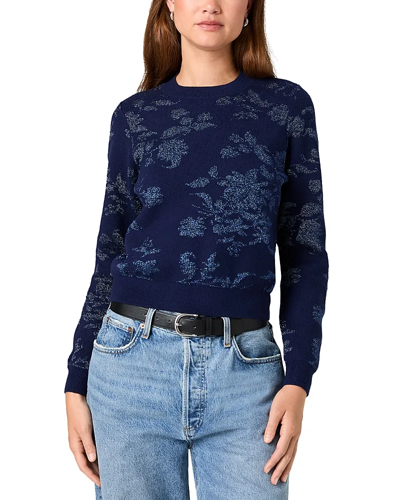 Katja Jacquard Crewneck Sweater by French Connection
