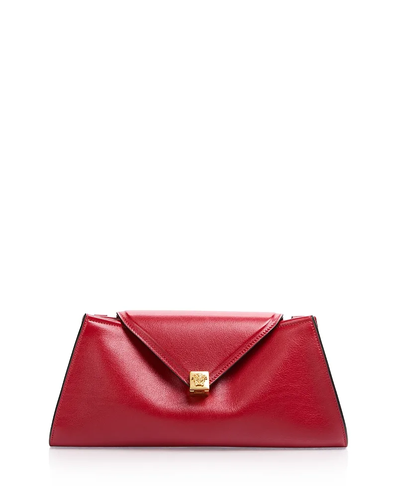 Leather Convertible Envelope Crossbody by Versace