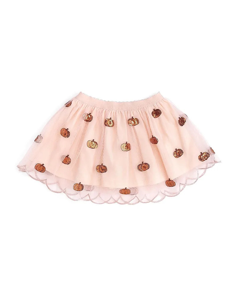 Pumpkin Sequin Scallop Tutu Skirt by Sweet Wink