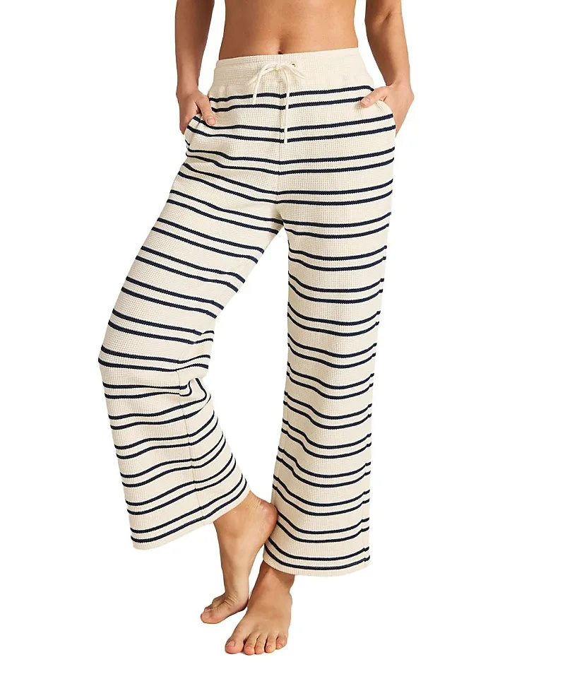 Waffle Knit Cropped Track Pant by Negative