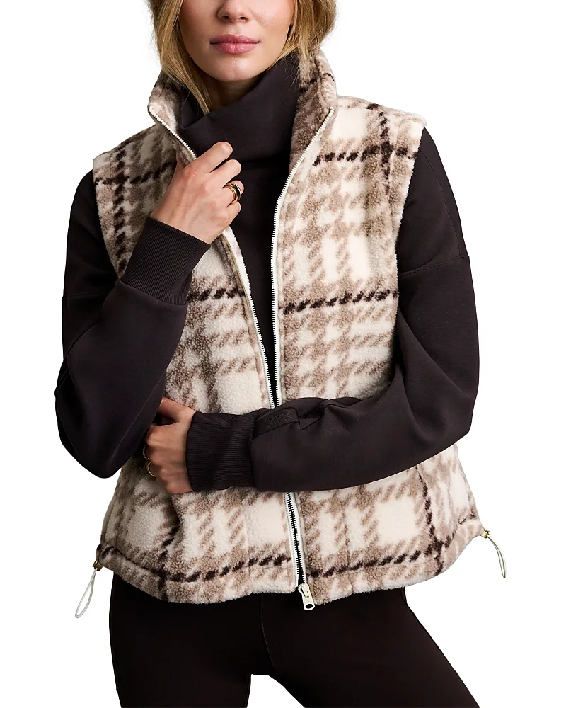 Teddy Fleece Bungee Hem Vest by Rhone