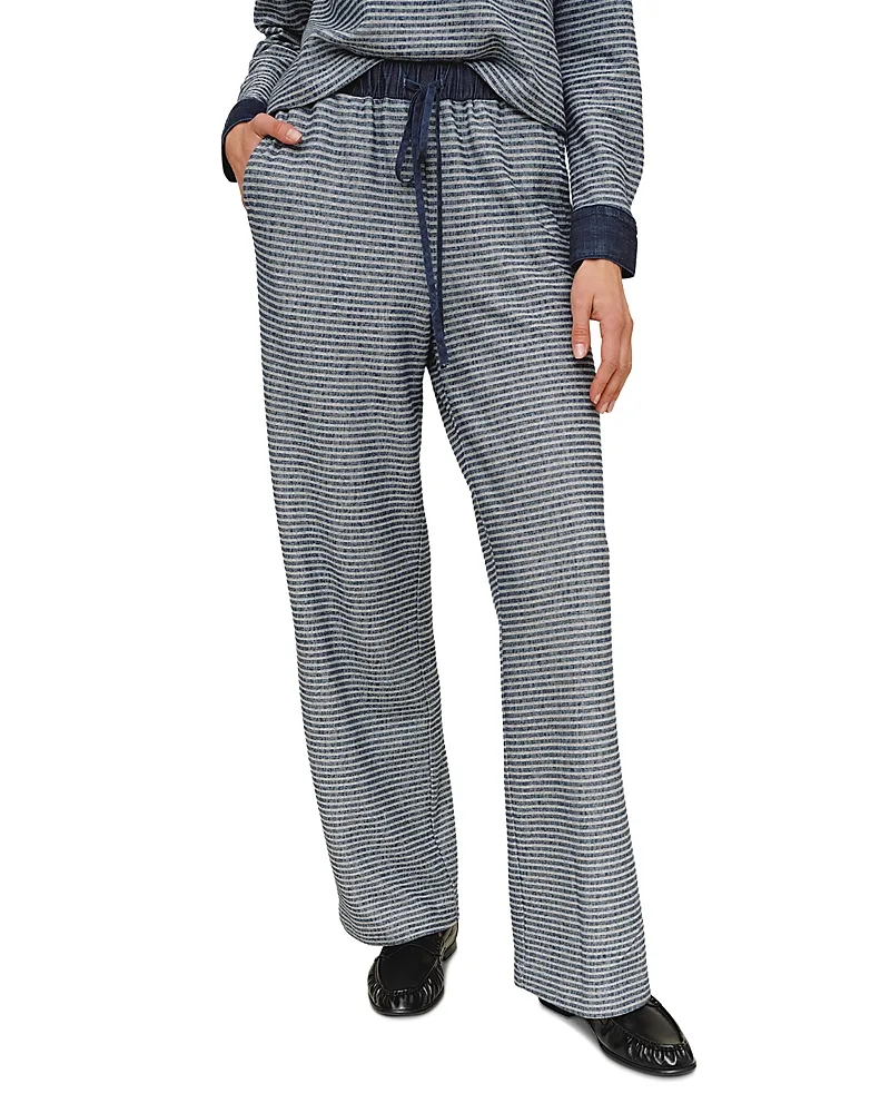 Contrast Wide Leg Pants by Bella Dahl