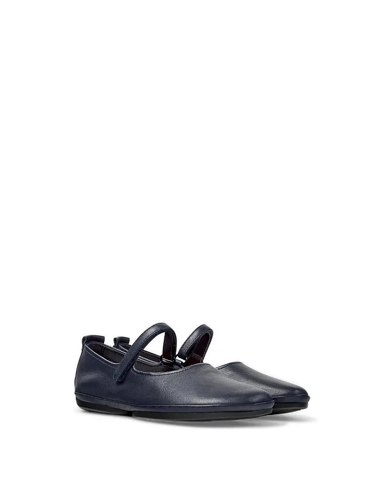Right Nina Leather Ballet Flat by Camper