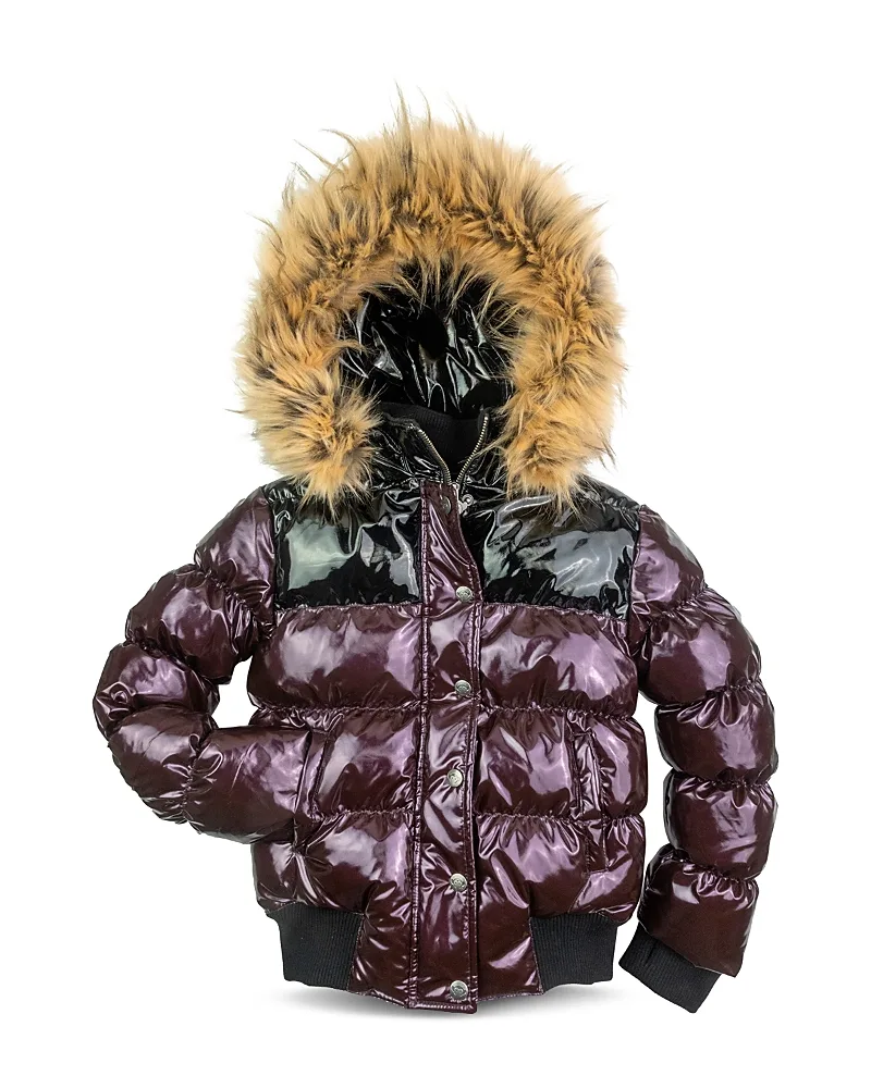 Kyla Faux Fur Trim Puffer Coat by Appaman