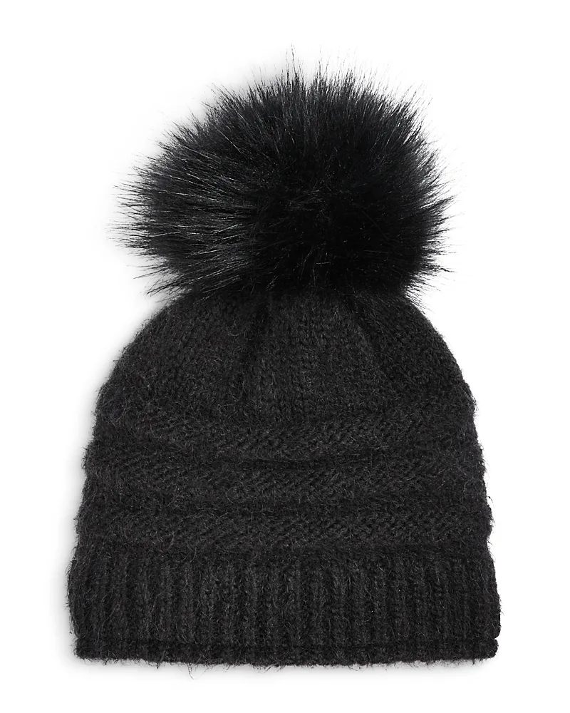 Pom Pom Knit Hat