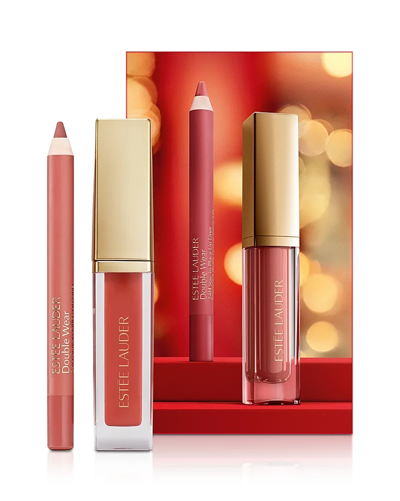 Petite Suite Mini Lip Oil & Lip Liner Duo Makeup Gift Set by Estée Lauder