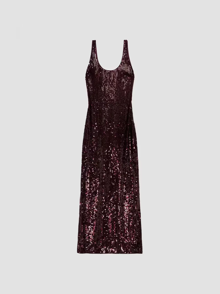 Bex Sequined Tank Maxi Dress