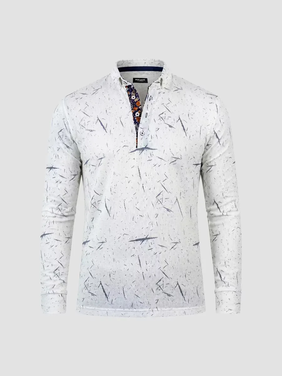 Knit Anima Polo Shirt by Maceoo