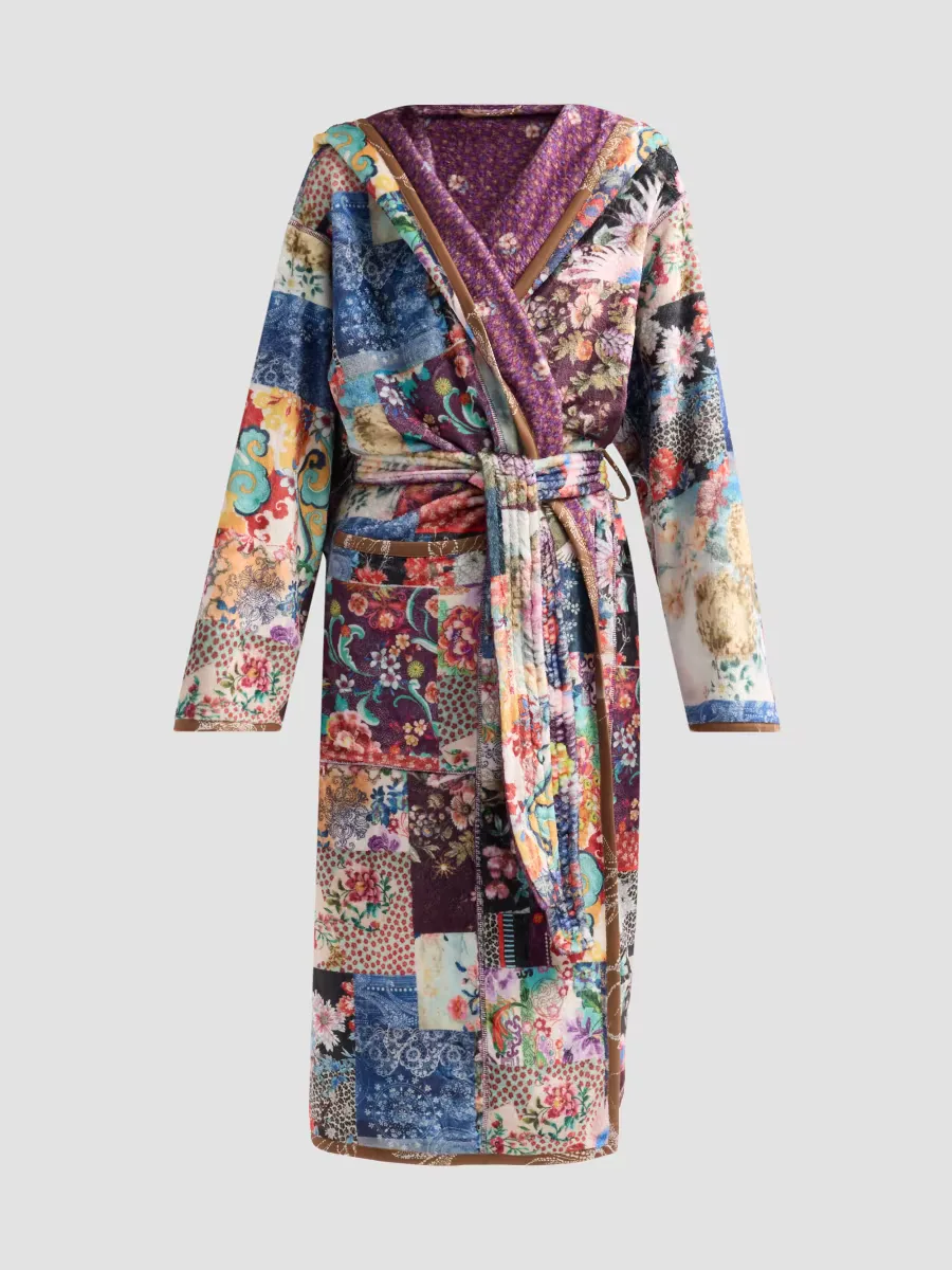 Aditi Fabiana Patchwork-Print Robe by Johnny Was