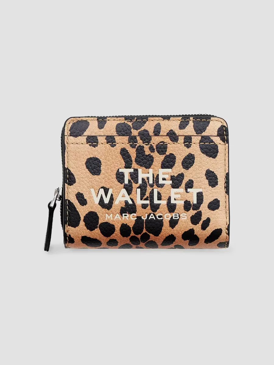 The Mini Cheetah Leather Compact Wallet by Marc Jacobs