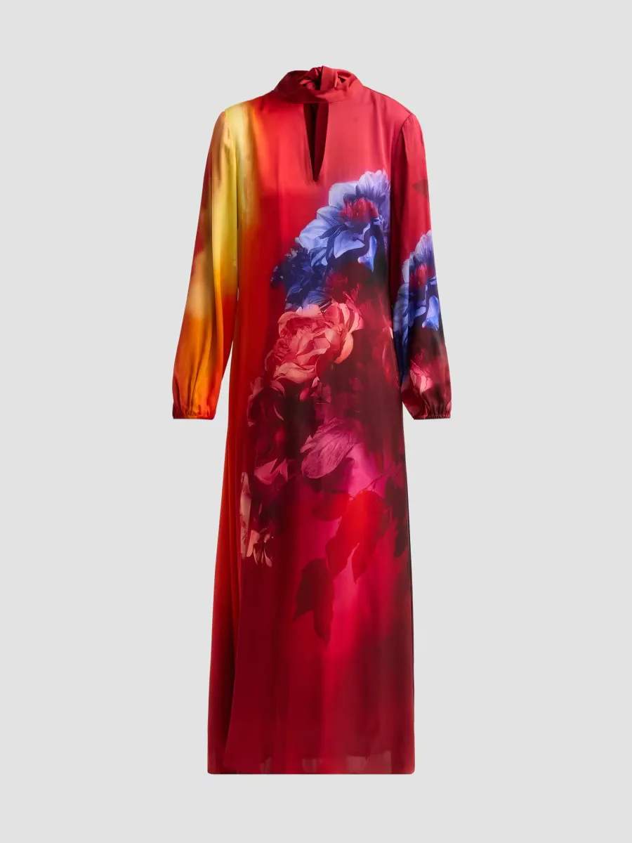 Alana Floral Silk-Blend Maxi Dress by Elie Tahari