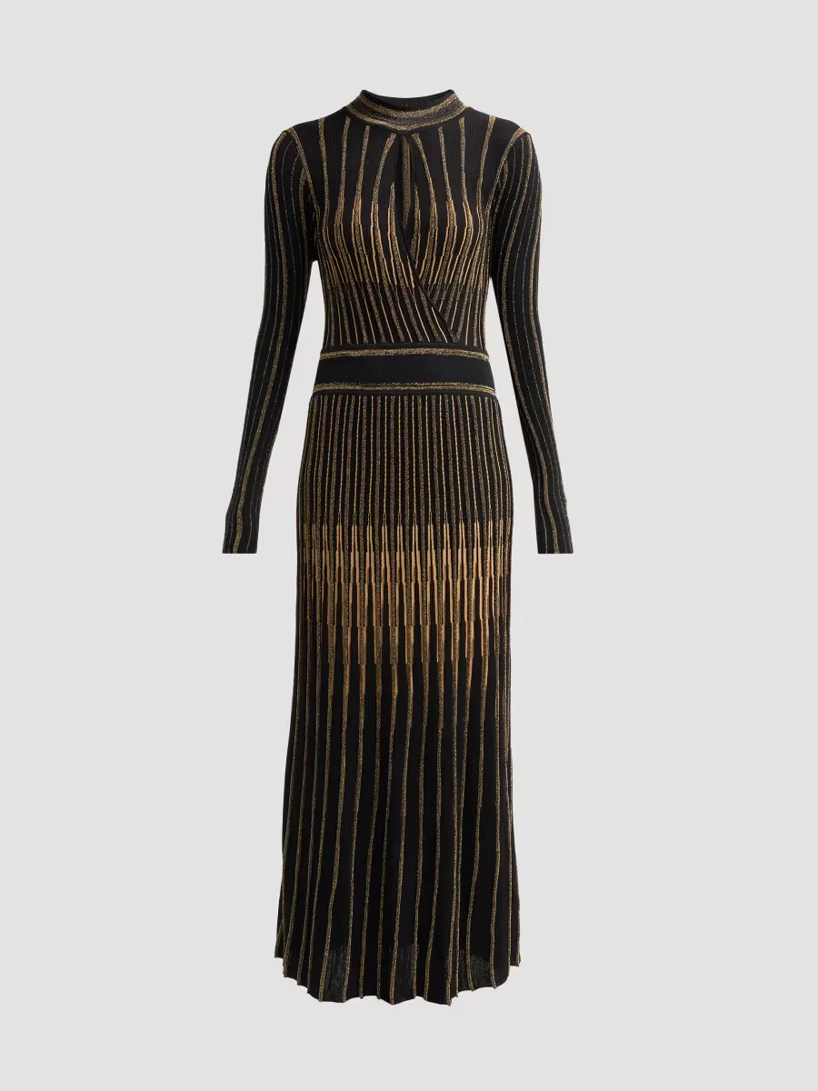 Alicia Lurex Sweater Dress