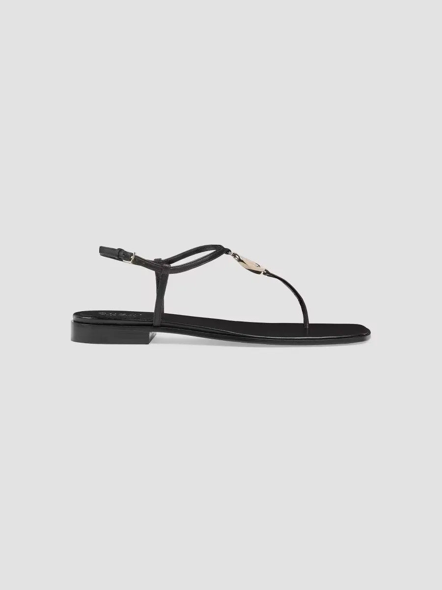 New Marmont Leather T-Strap Sandals