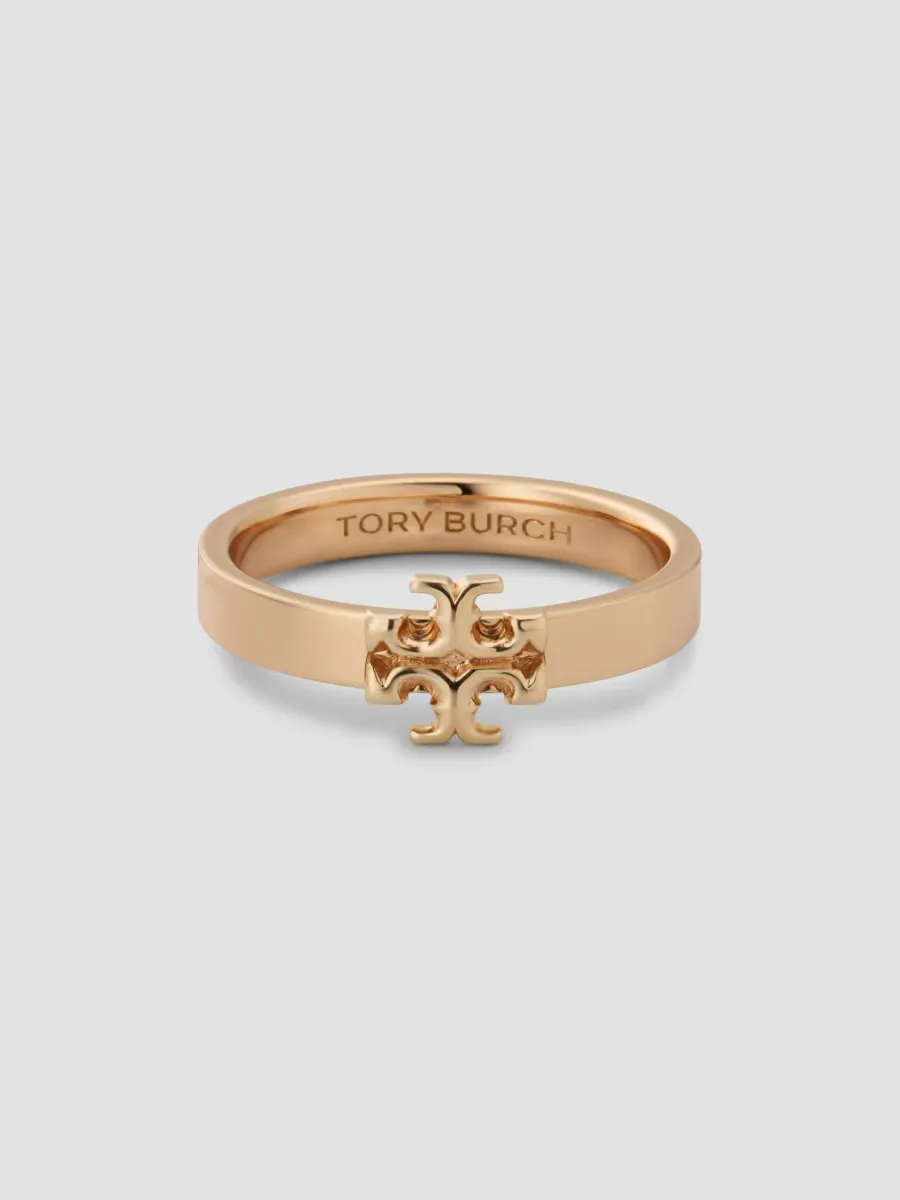 Icon 18K-Gold-Plated Ring by Tory Burch