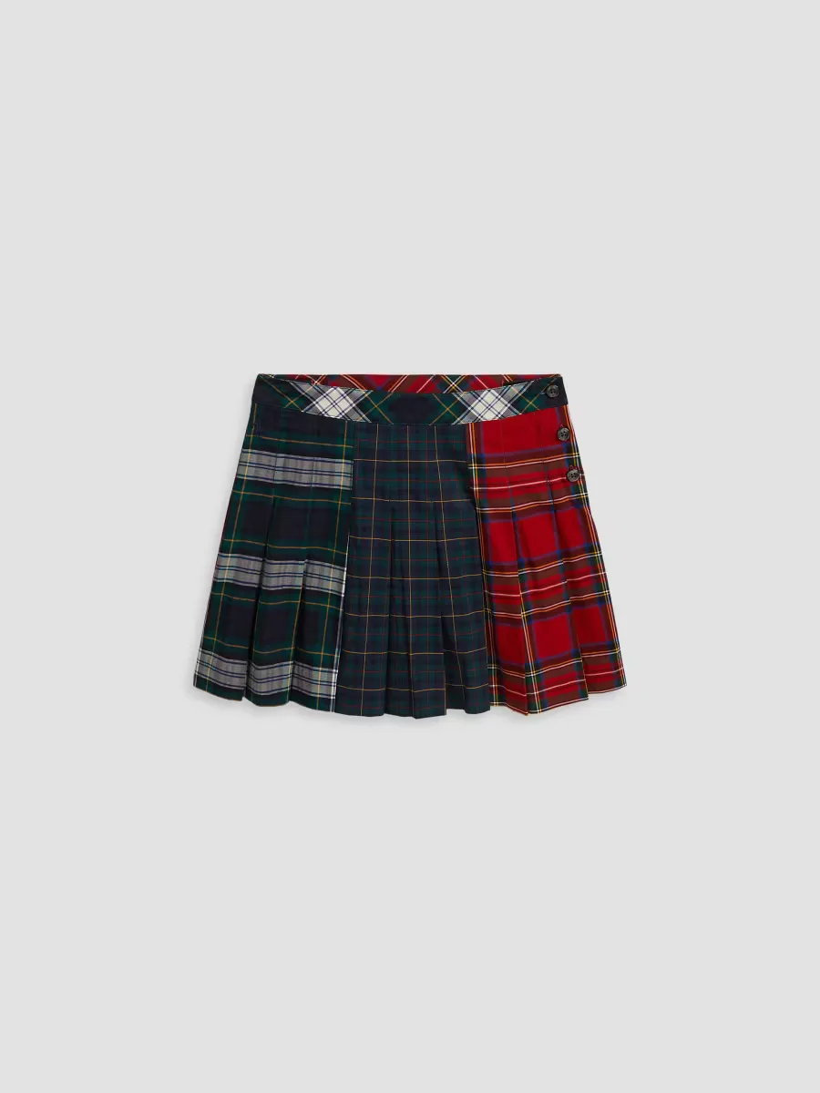 Plaid Cotton Poplin Skirt by Polo Ralph Lauren