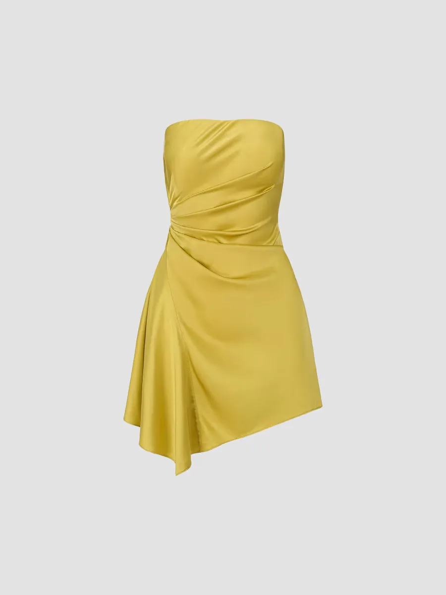 Adriana Silk Mini Dress by STAUD