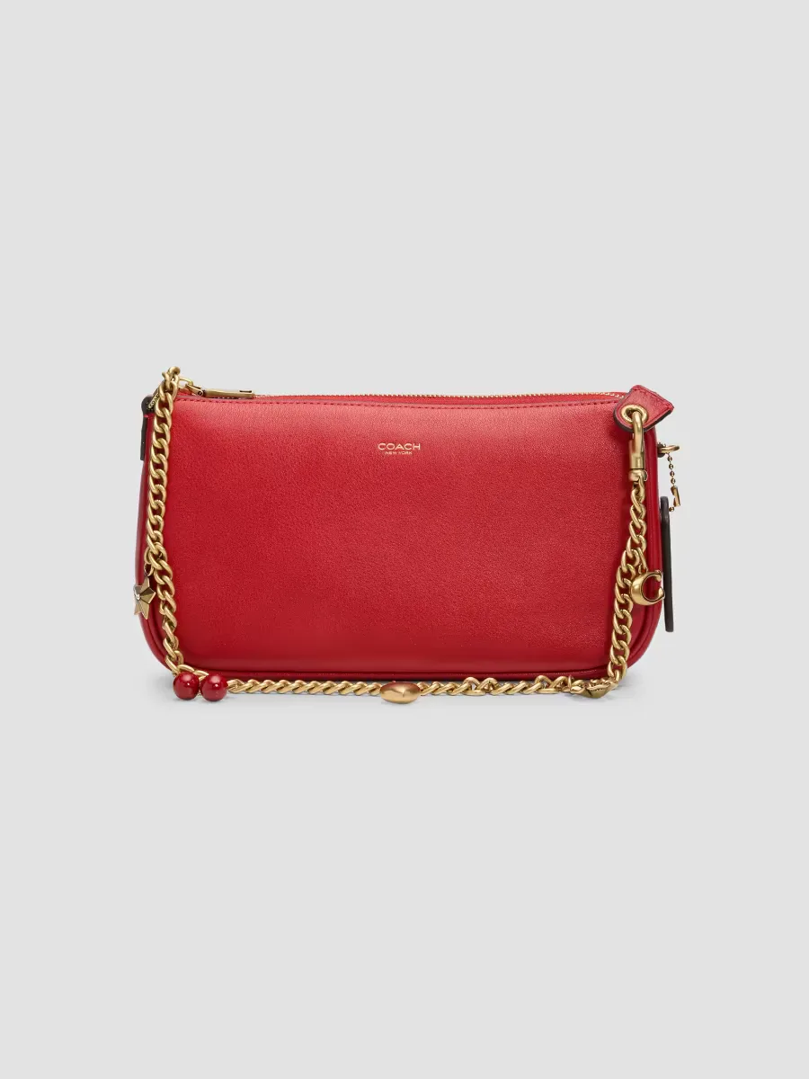 Plaza Charm Chain-Link Top Handle Bag by Coach