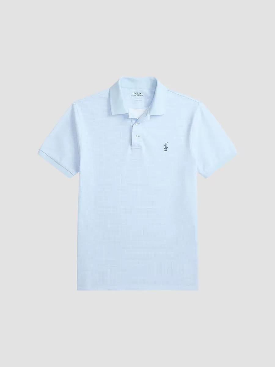 Custom-Slim-Fit Stretch Mesh Polo Shirt by Polo Ralph Lauren