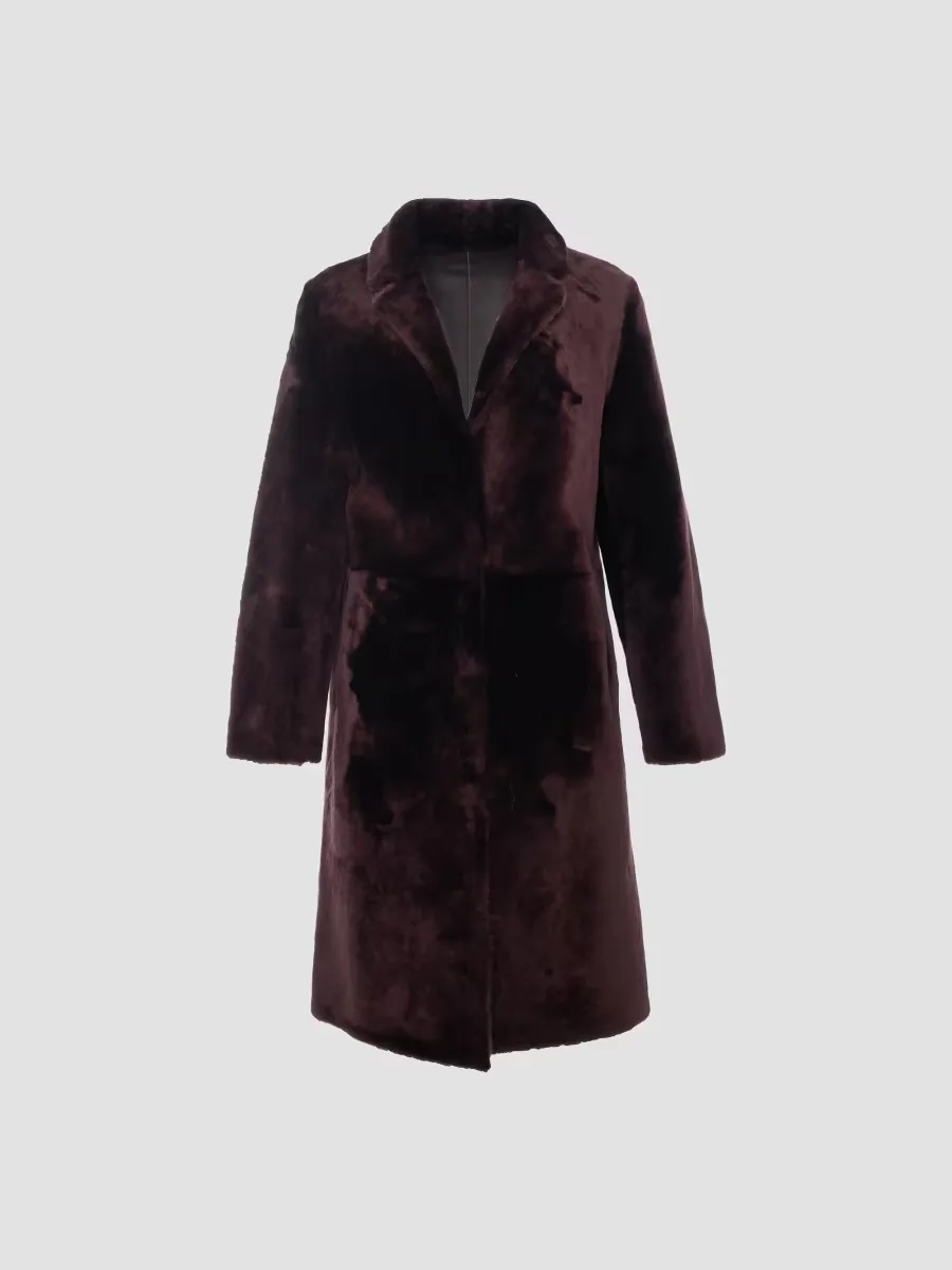 Reversible Merino Shearling Lamb Short Coat by Gorski