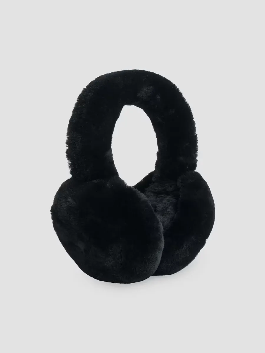 Select Shearling Lamb Earmuffs with Covered Band by Gorski