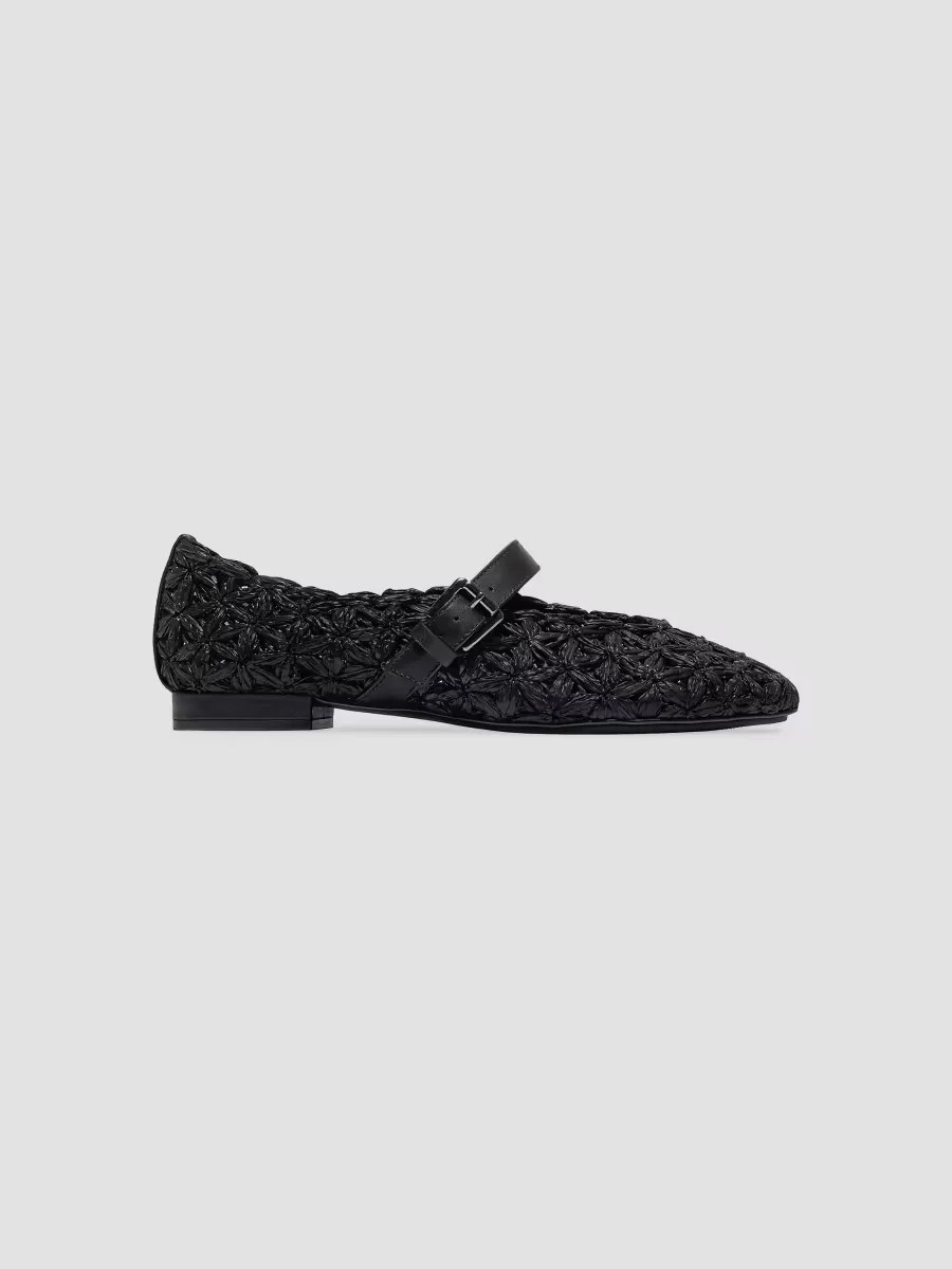 Borden Raffia Mary Jane Flats