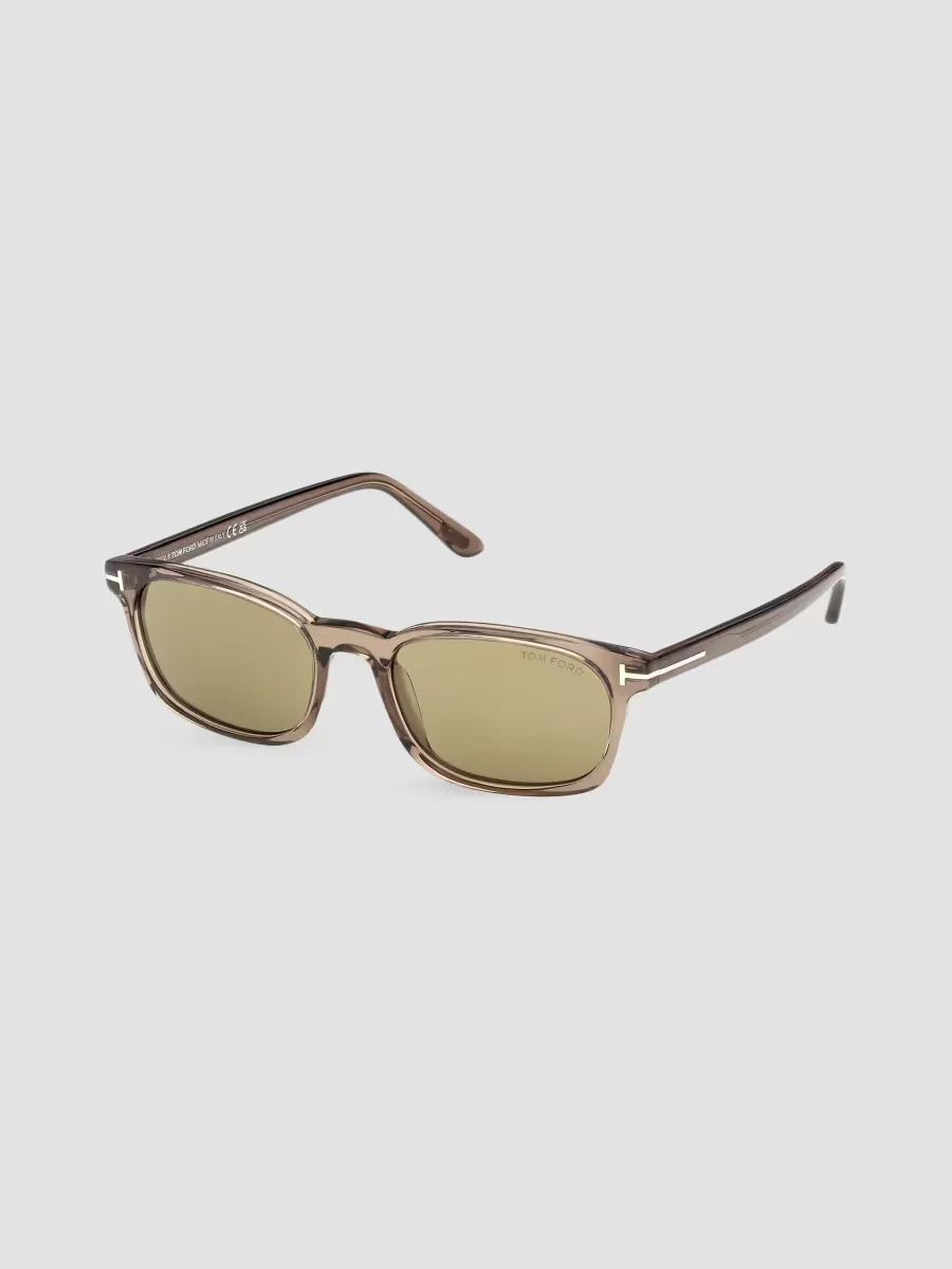 Miles 53MM Rectangular Sunglasses by Tom Ford