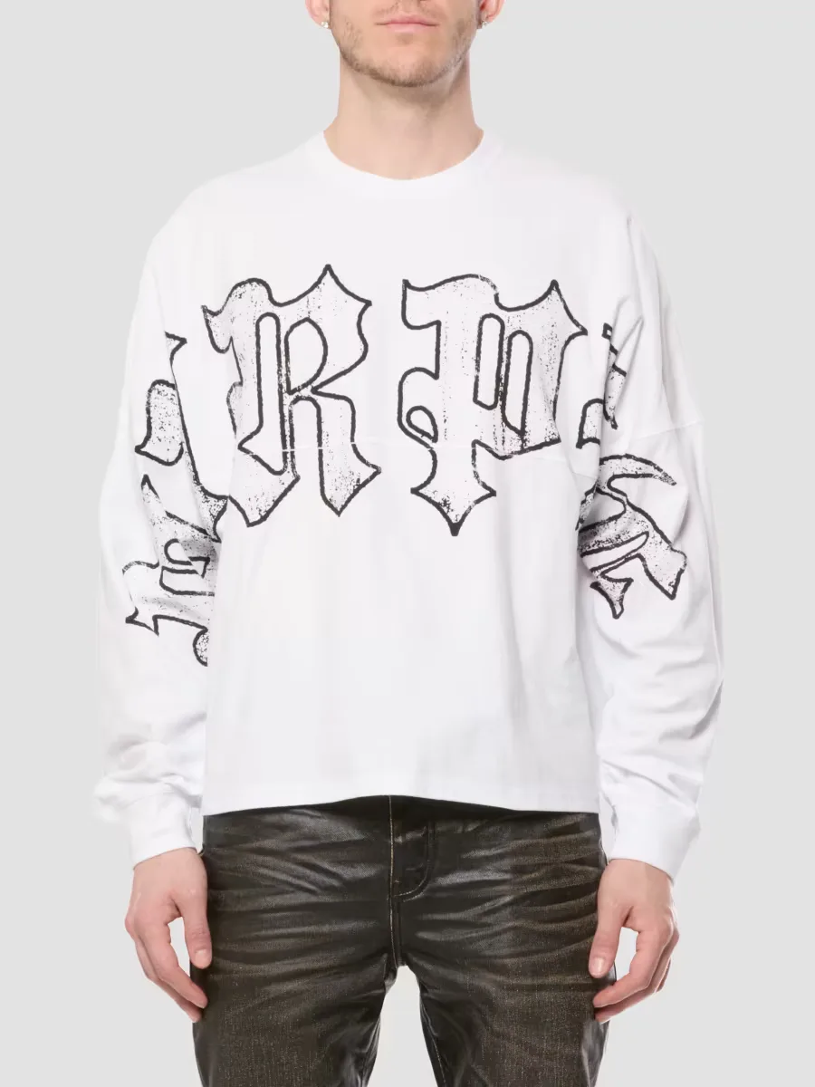Souvenir Logo Cotton Long-Sleeve T-Shirt by Purple Brand