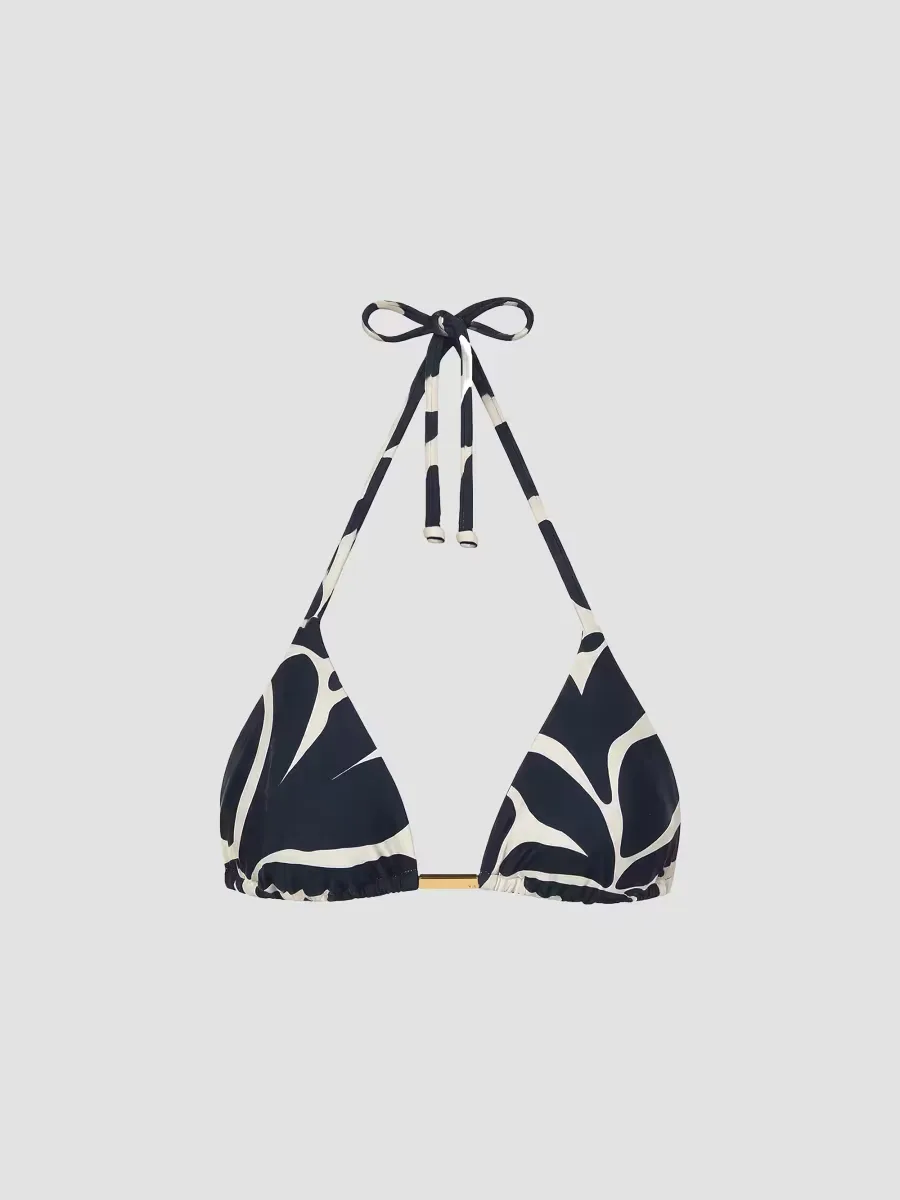 ViX by Paula Hermanny Printed Triangle Bikini Top by Vix