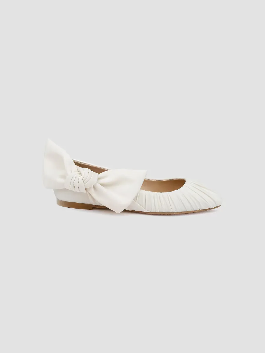 Valyn Satin Ballet Flats by Badgley Mischka