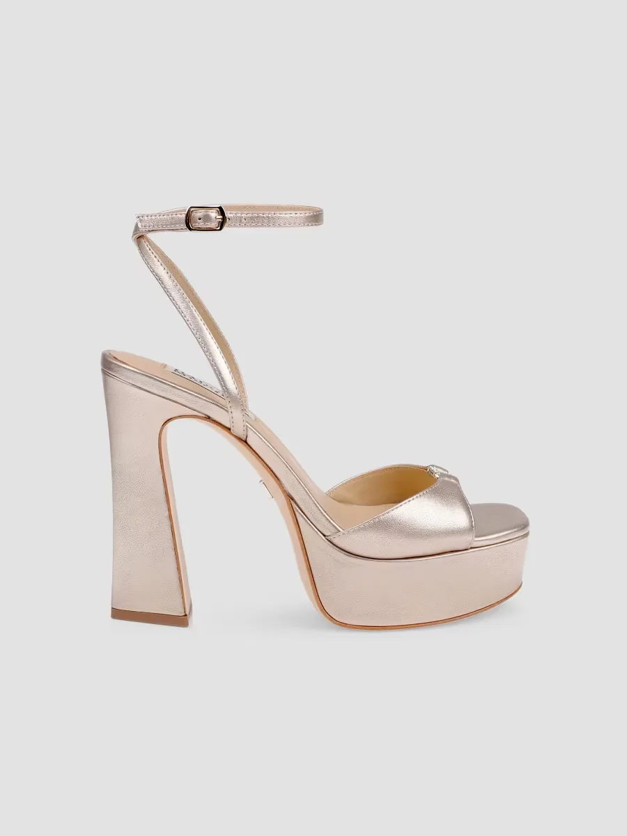 Romina II 120MM Embellished Leather Platform Sandals