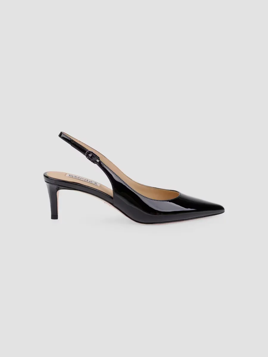 Ruthie II 55MM Patent Leather Slingback Pumps by Badgley Mischka