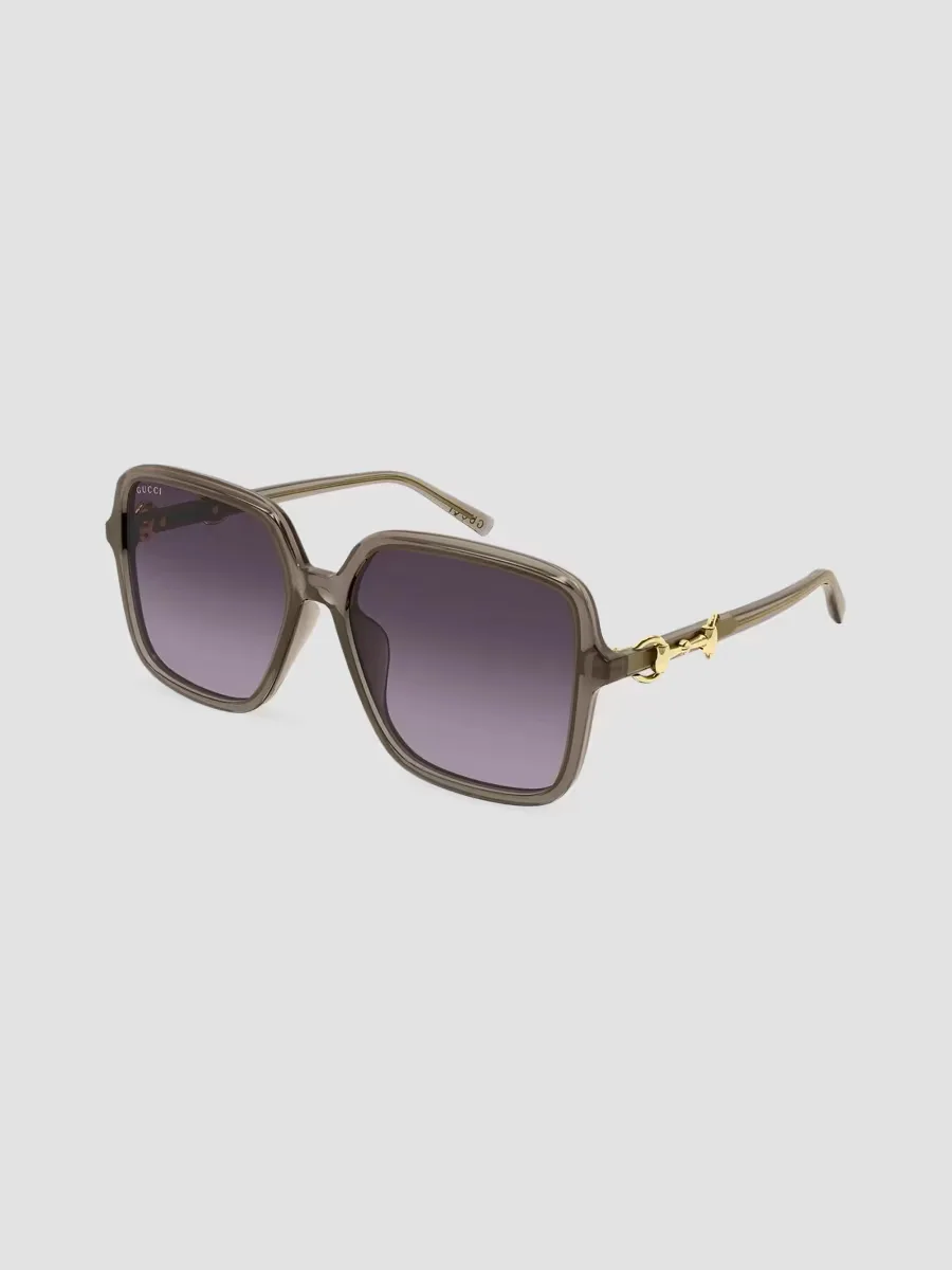 Horsebit 59MM Butterfly Sunglasses by Gucci